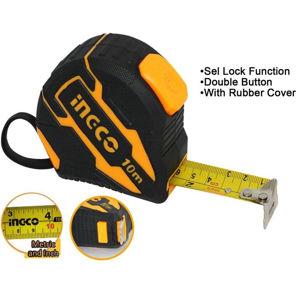 Ingco Steel Tape Measure (Auto Lock / Self Lock) - KHM Megatools Corp. Ingco Steel Tape Measure (Auto Lock / Self Lock) - KHM Megatools Corp.